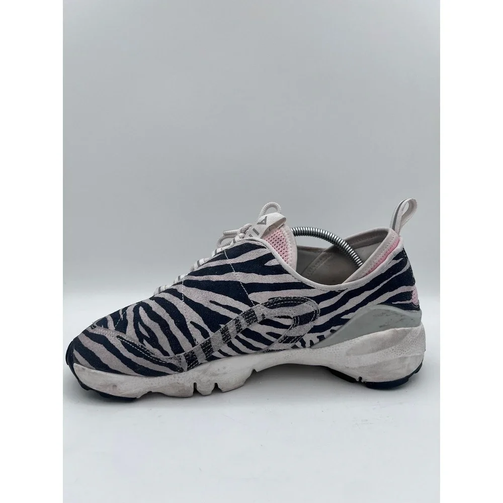 Nike Air Footscape NM Zebra Print Pink Neon Yellow CK3321-100 Mens‎ 11.5 W 13